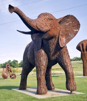 elephant sculpture